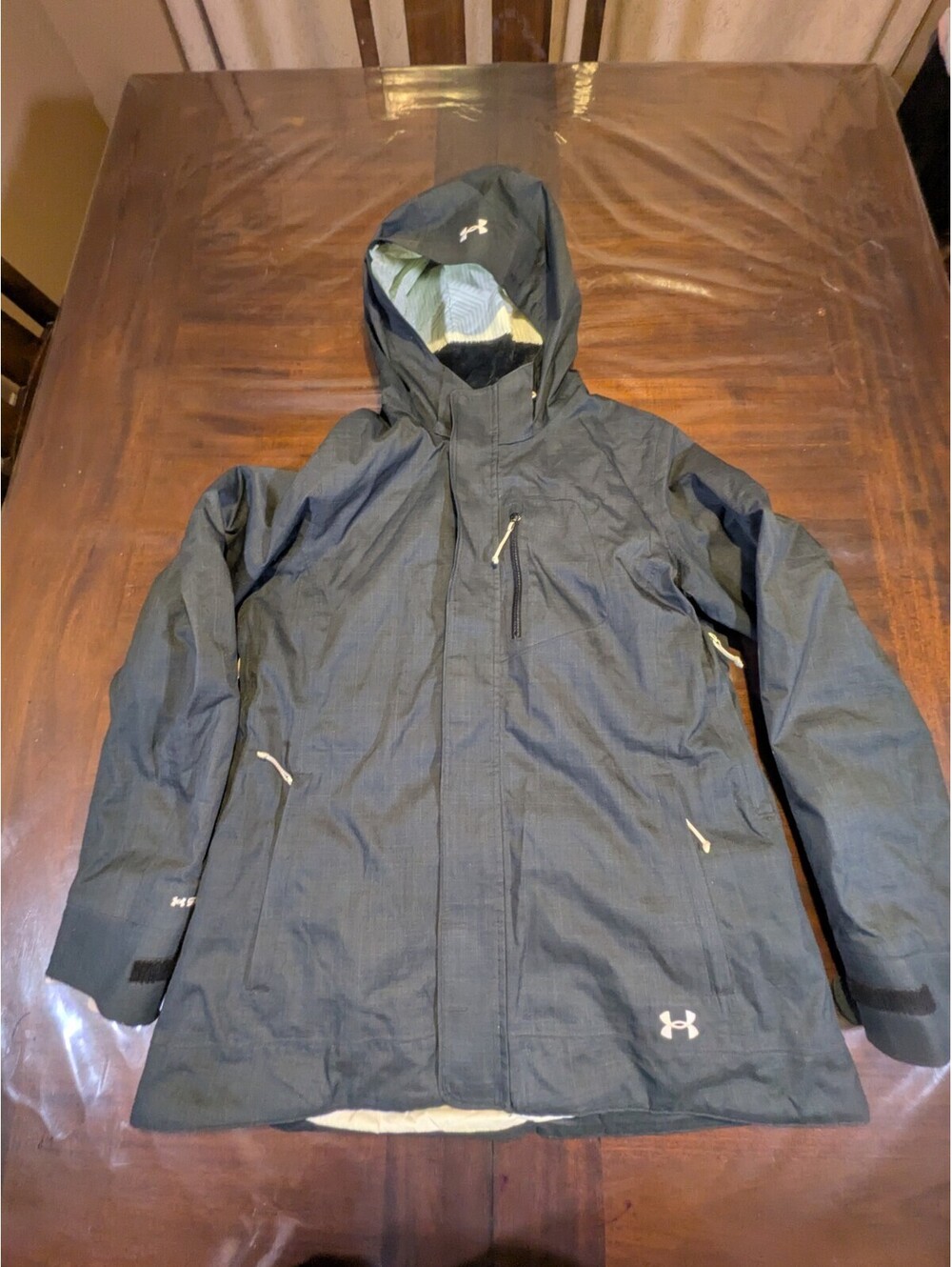 Under Armour Jacket 3 in 1 Cold Gear Storm Infrared UA Womens Sz  Large Black